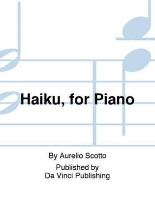 Haiku, for Piano