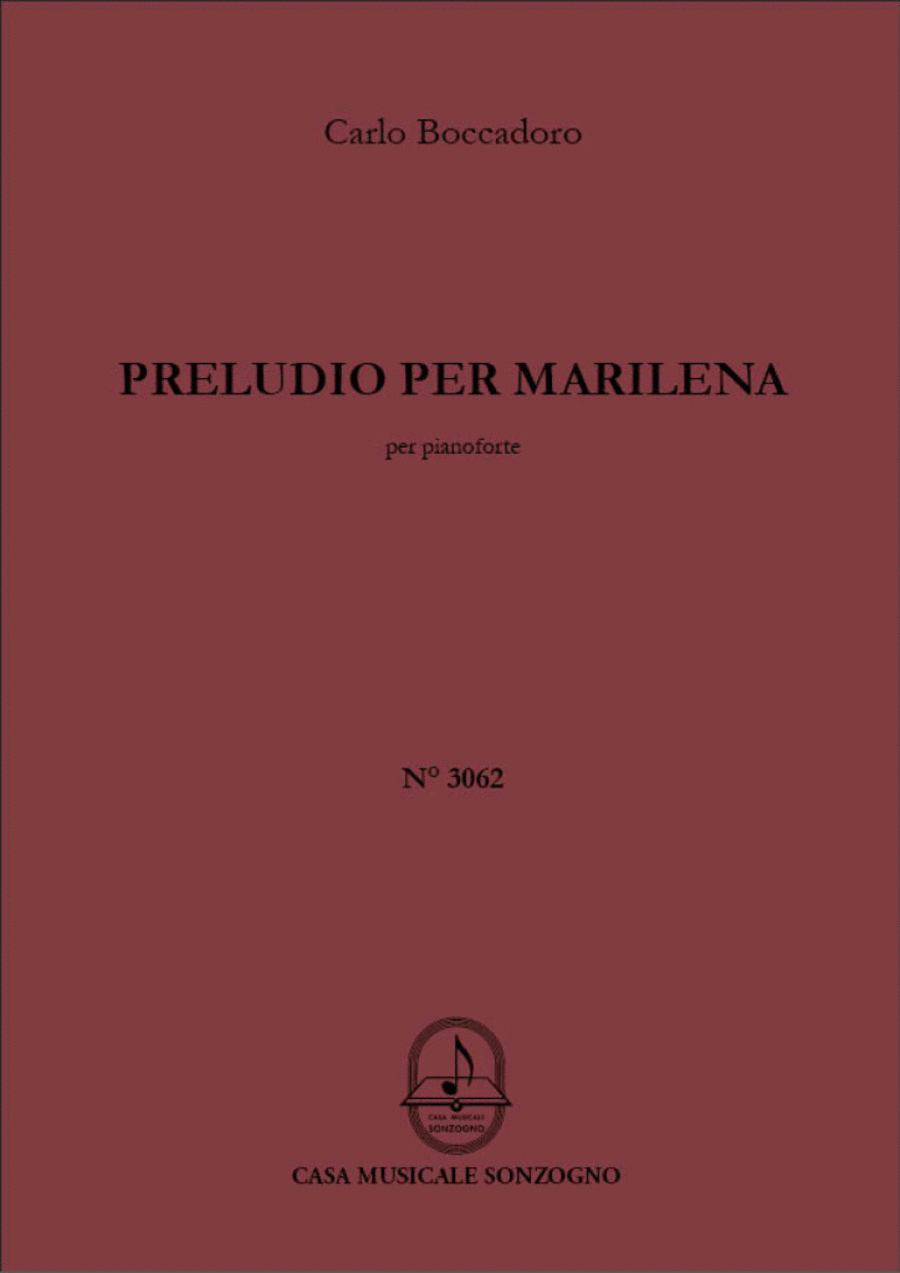 Preludio per Marilena Piano Solo scores gallery preview page 1