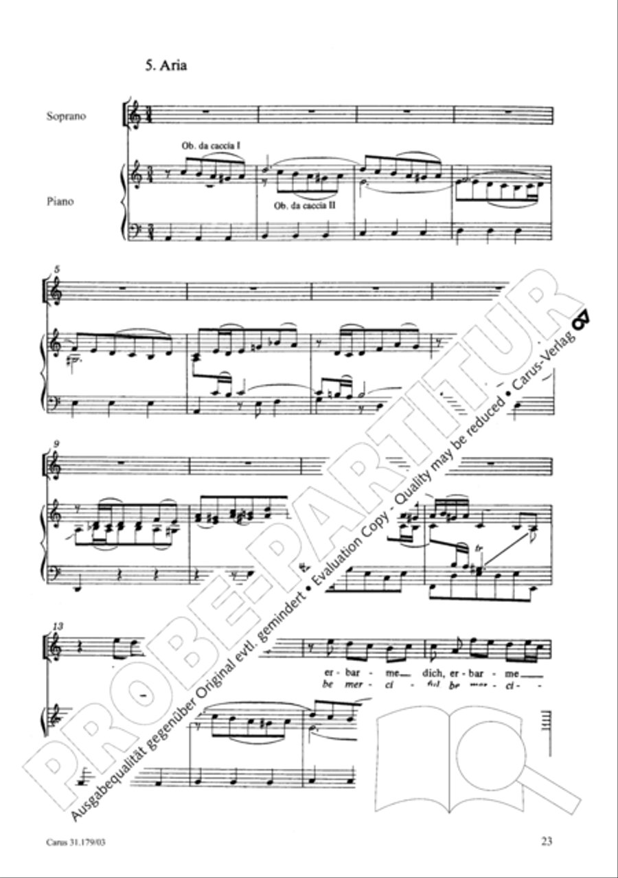 Be aware, your fear of God may turn to heresy (Siehe zu, dass deine Gottesfurcht nicht Heuchelei sei) STB scores gallery preview page 24