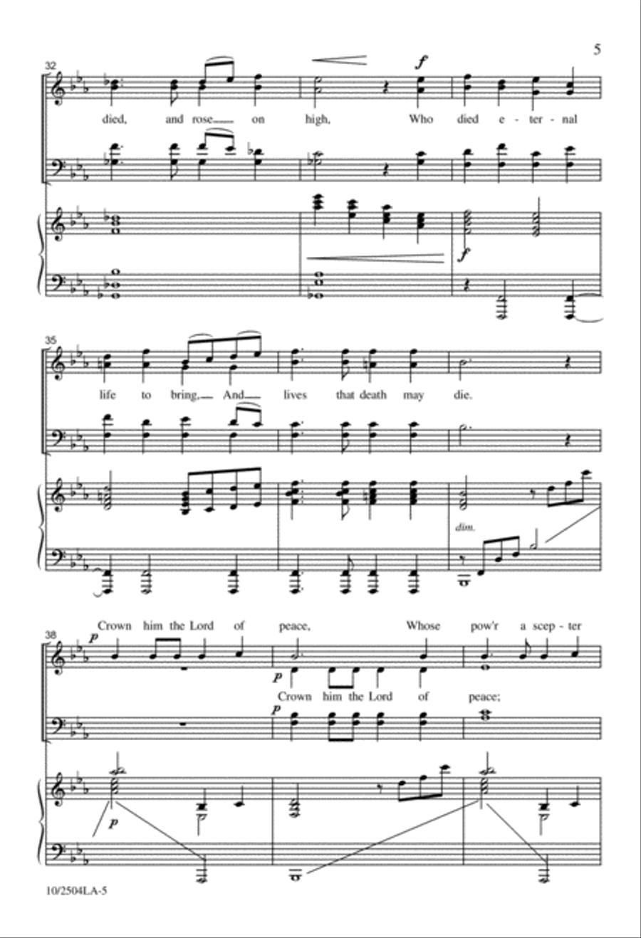 Crown Him 4-Part scores gallery preview page 5