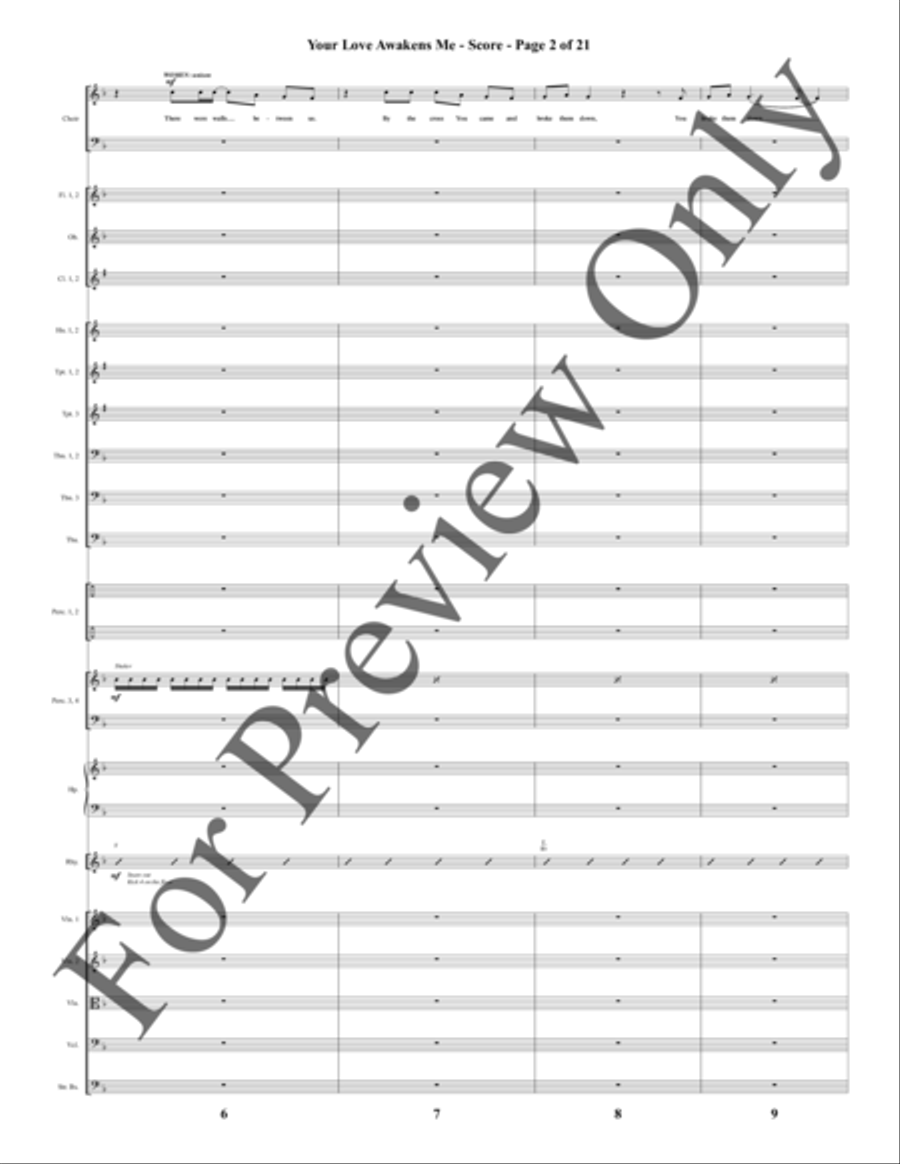 Road to Calvary - Orchestration by Daniel Semsen Choir - Sheet Music page 3