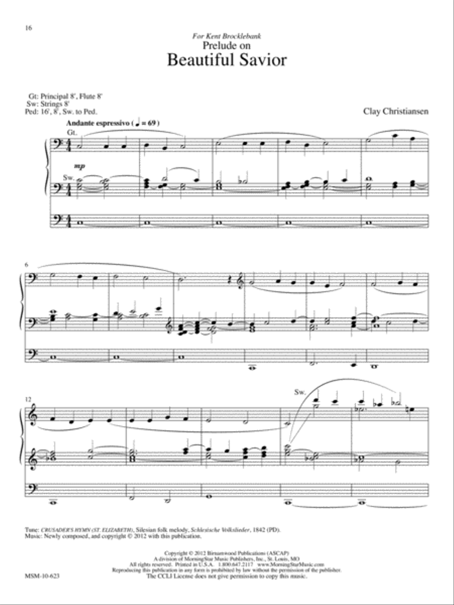 Now Let Us Rejoice: Ten Hymn Settings for Organ Organ Solo scores gallery preview page 6