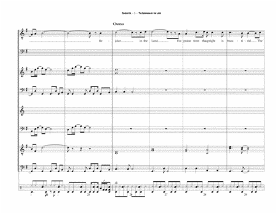 The Goodness of the Lord Small Ensemble scores gallery preview page 5