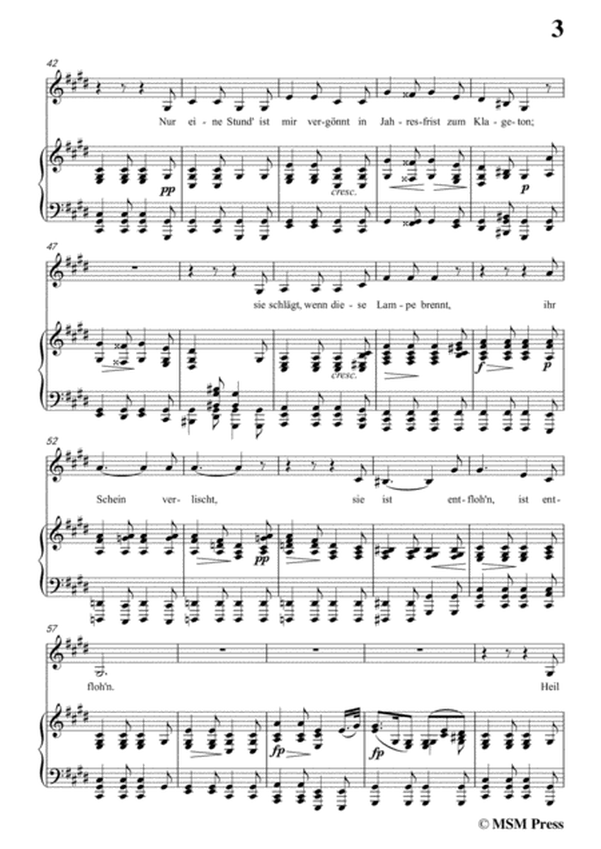 Schubert-Gesang der Norna,Op.85 No.2,in c sharp minor,for Voice&Piano image number null