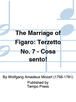 Book cover for MARRIAGE OF FIGARO, THE: Terzetto No. 7 - Cosa sento!