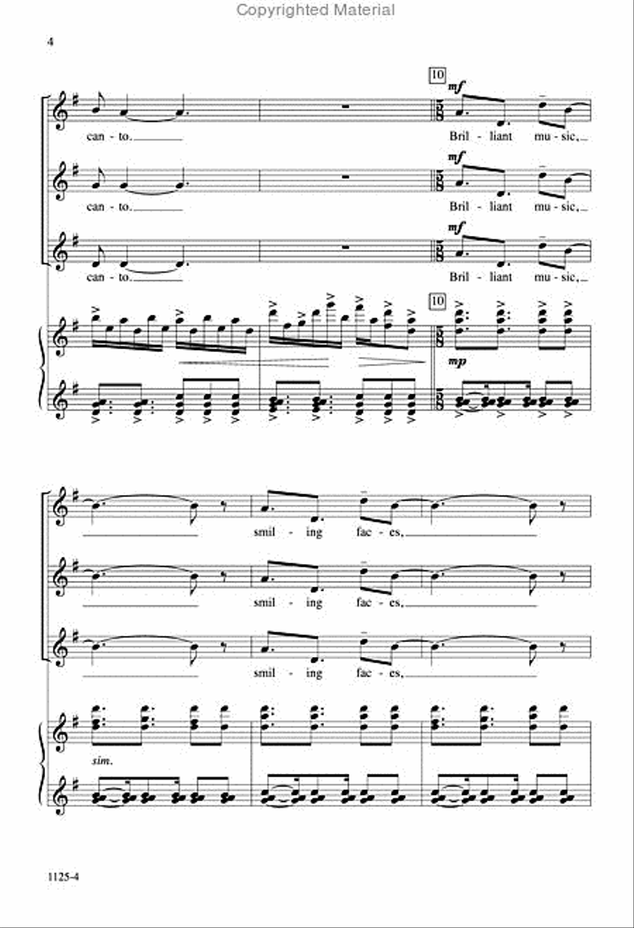Bel Canto - SSA Octavo Bel Canto - SSA Octavo SSA scores gallery preview page 3