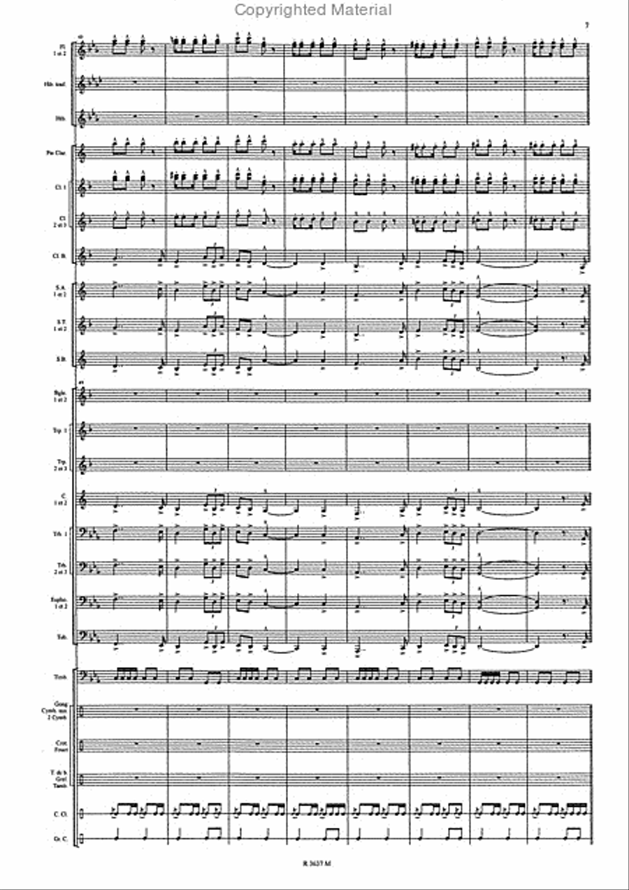 Ambaixadora Contrabandistas Concert Band scores gallery preview page 8