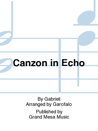 Canzon in Echo