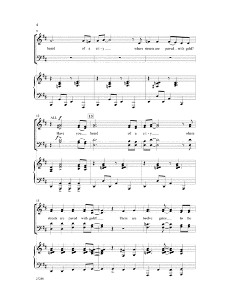 Twelve Gates Twelve Gates 4-Part scores gallery preview page 3