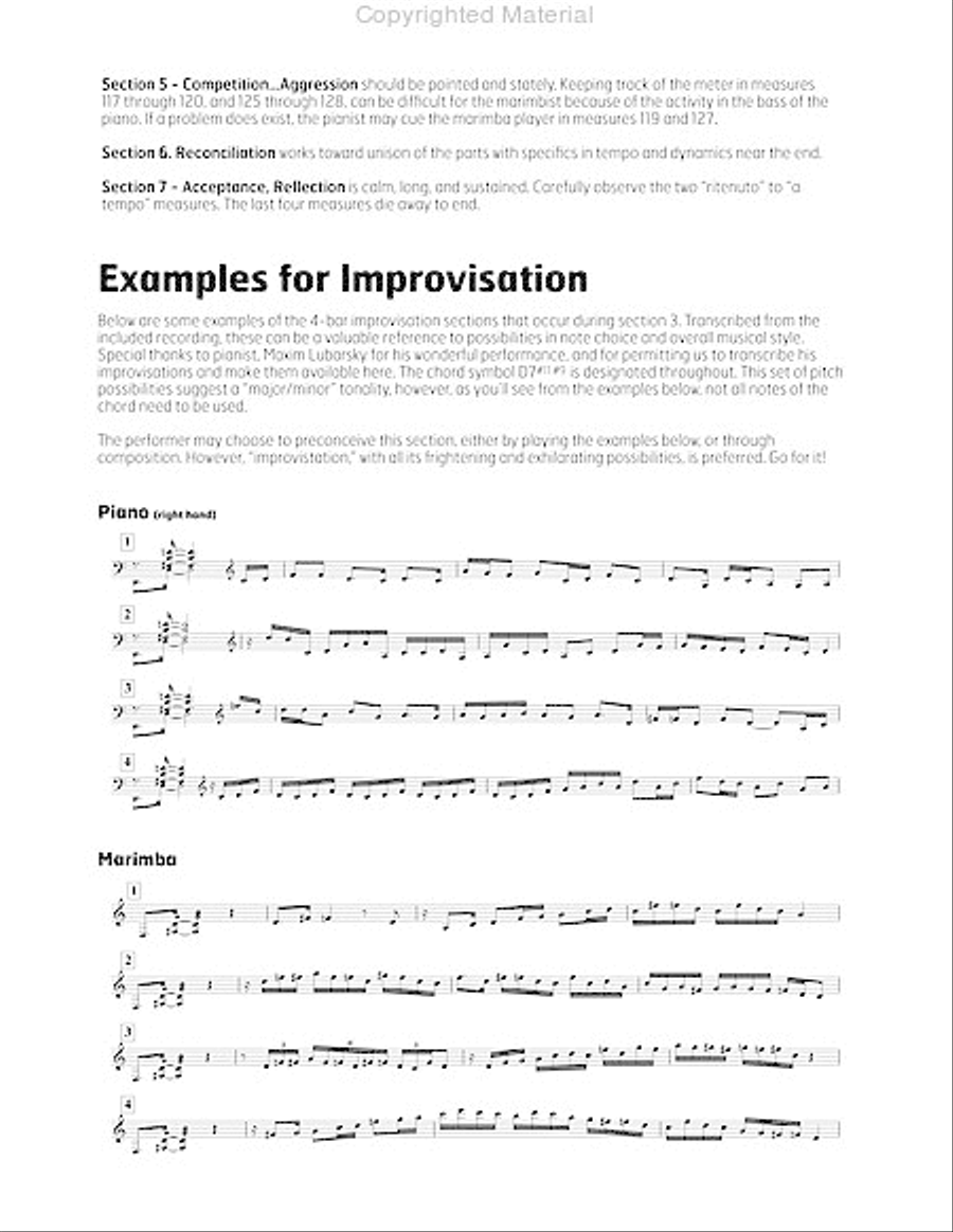 Watch the Melting Glaciers Piano Accompaniment scores gallery preview page 4