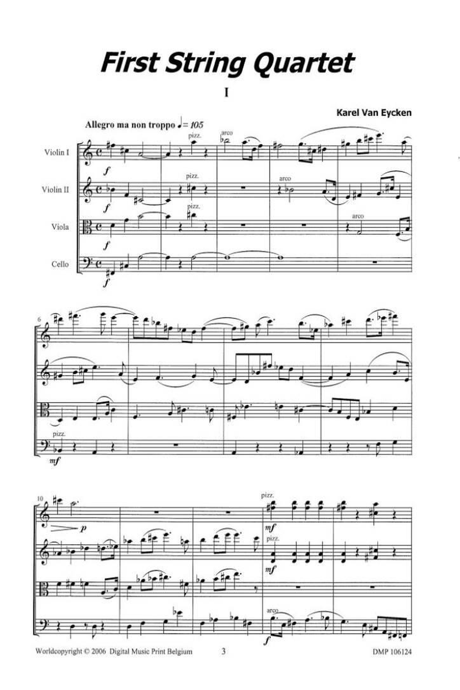 Strijkkwartet Nr 1 Strijkkwartet Nr 1 String Quartet scores gallery preview page 2