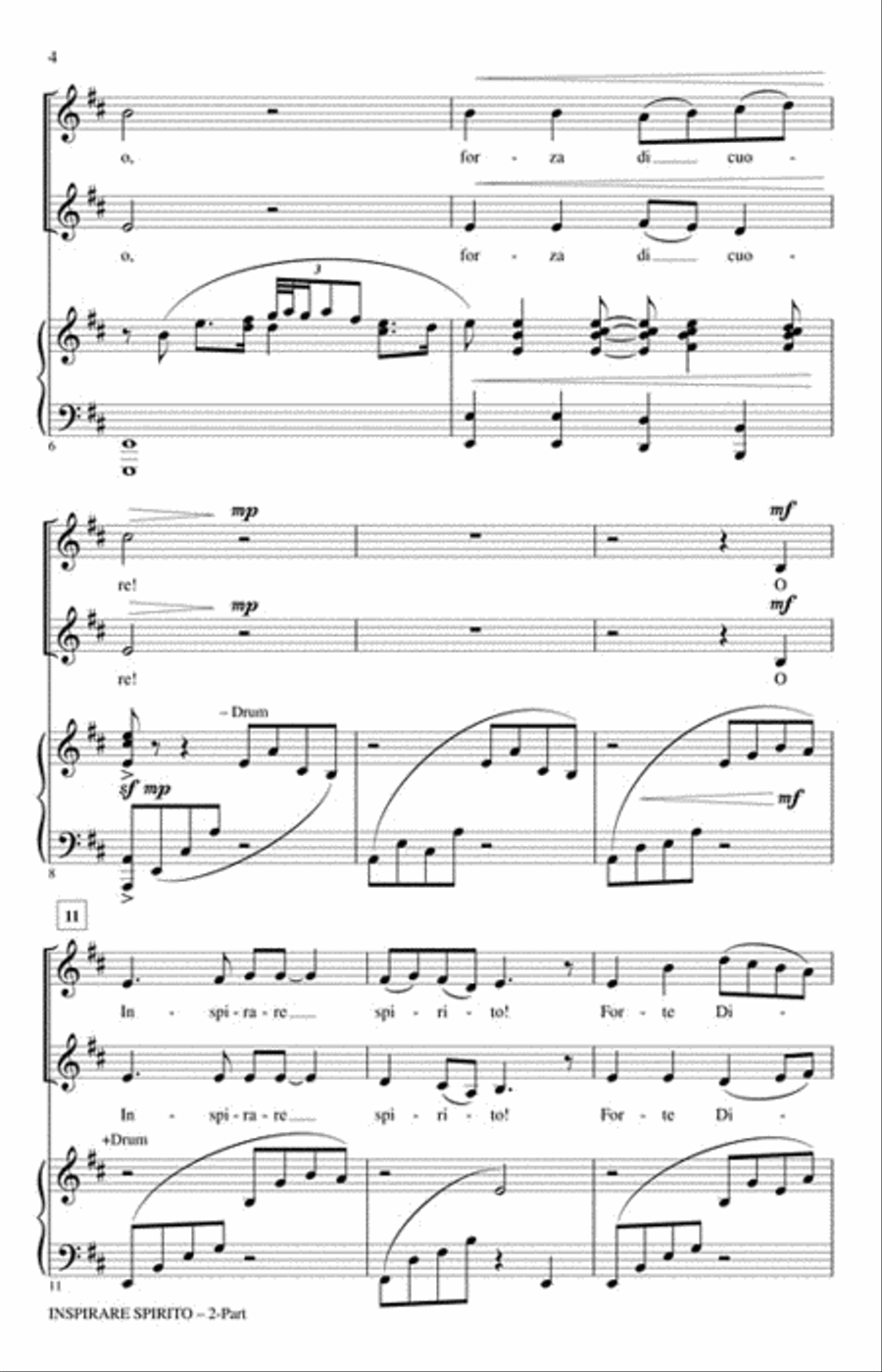 Inspirare Spirito Inspirare Spirito 2-Part scores gallery preview page 3