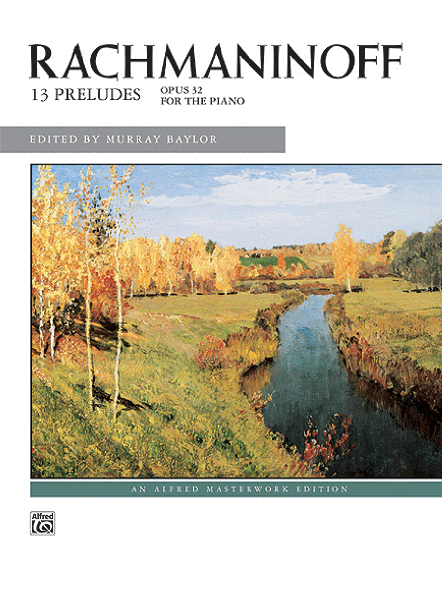 Rachmaninoff -- Preludes, Op. 32 Piano Solo scores gallery preview page 1