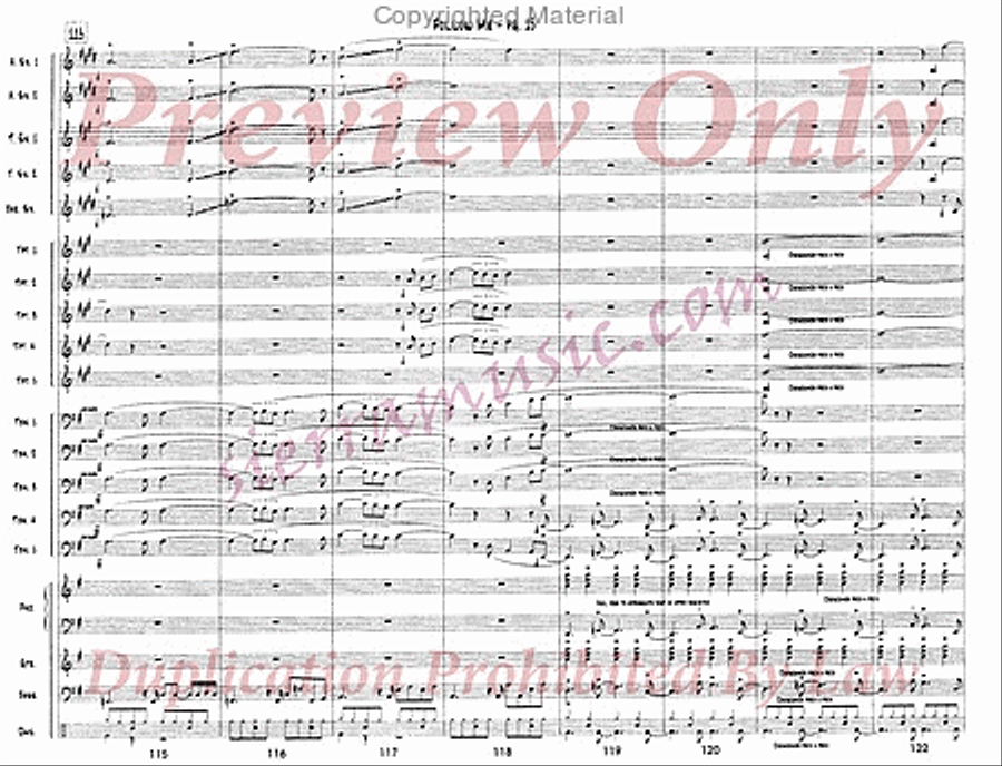 Follow Me Follow Me Jazz Ensemble scores gallery preview page 16