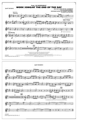 Work Song/At the End of the Day (Les Misérables) (arr. Jay Bocook) - 2nd Bb Trumpet