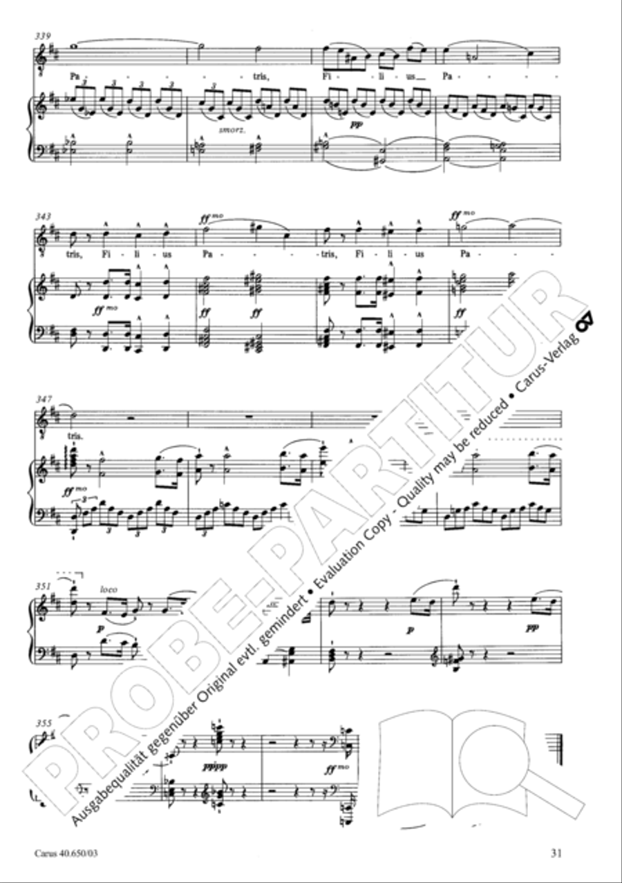 Petite Messe solennelle 4-Part scores gallery preview page 34