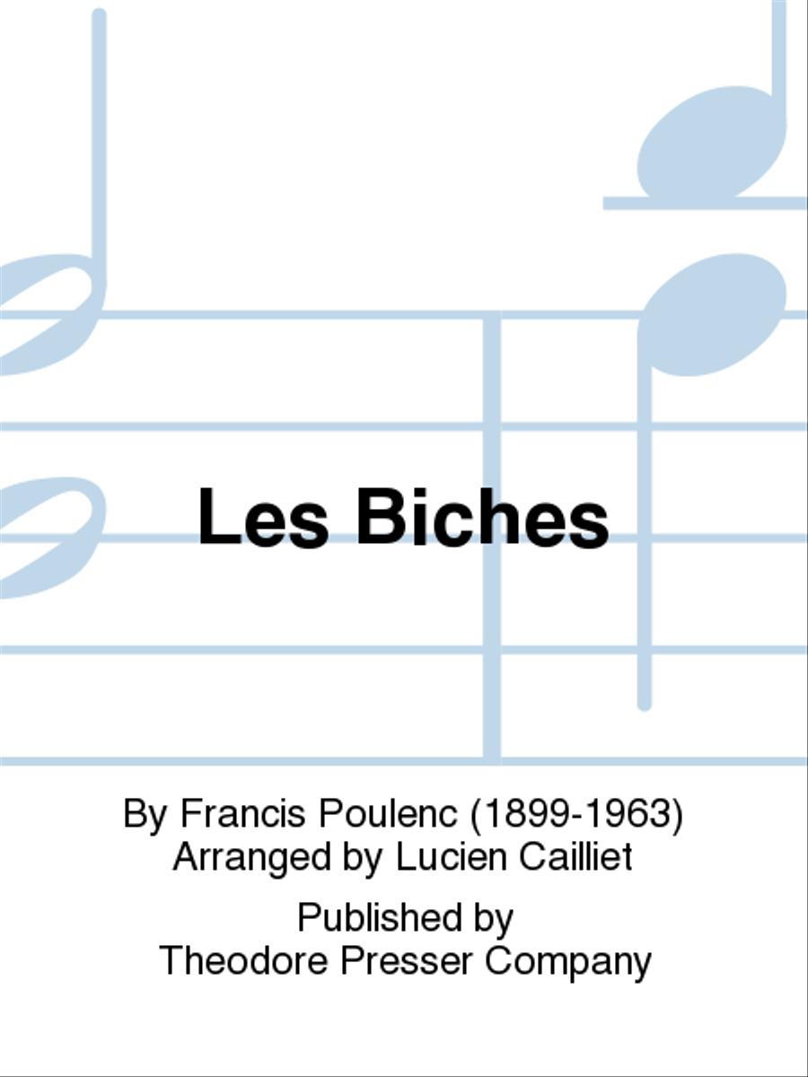 Les Biches Les Biches Concert Band scores gallery preview page 1