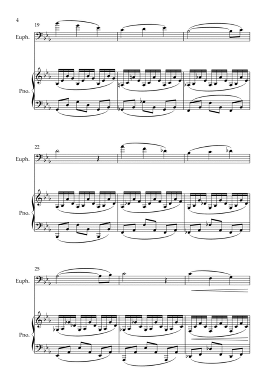 Le Cygne (The Swan) for Euphonium and Piano image number null