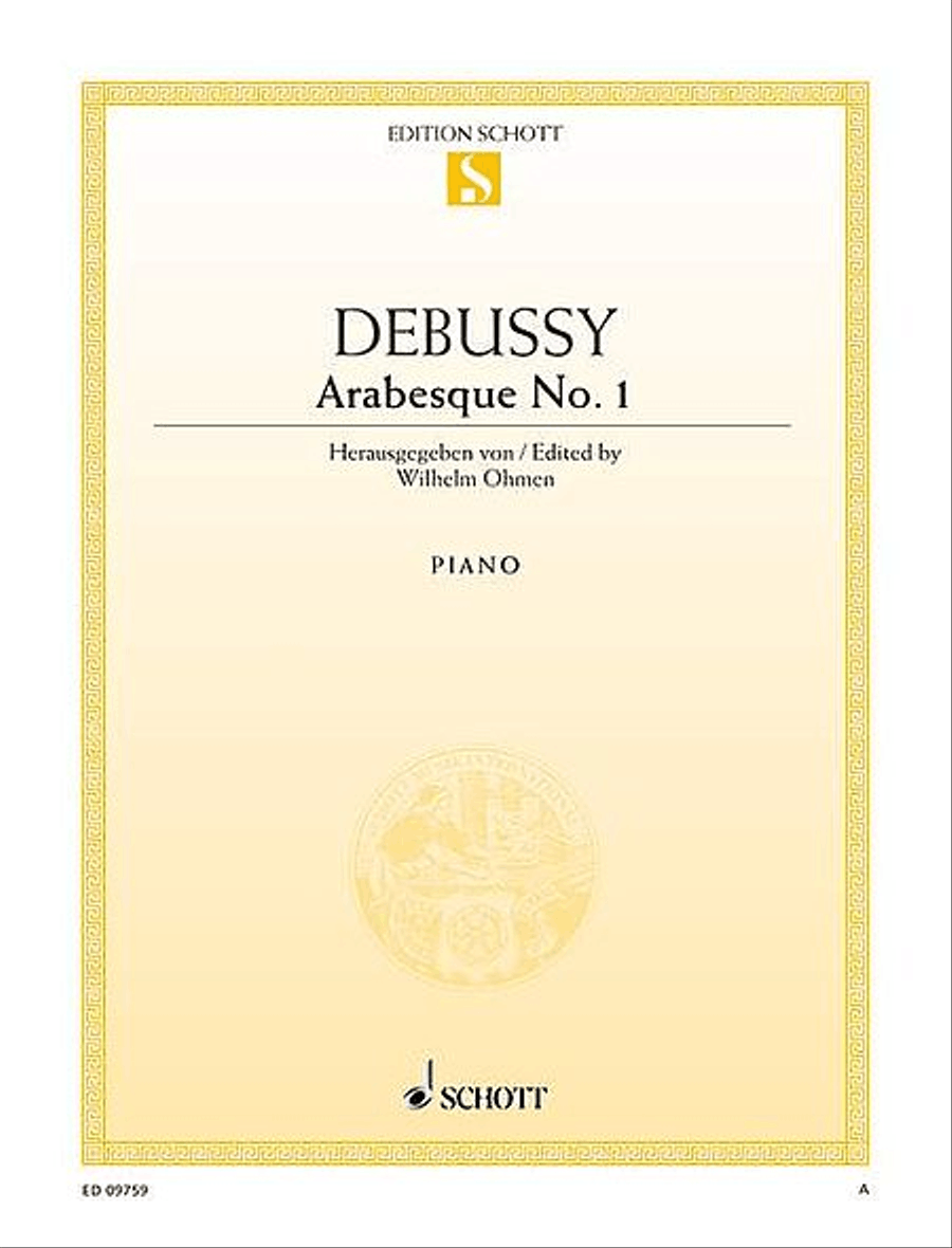 Arabesque No. 1 Arabesque No. 1 Piano Solo scores gallery preview page 1