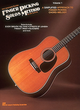 Book cover for Hal Leonard Guitar Finger Picking Solos Method
