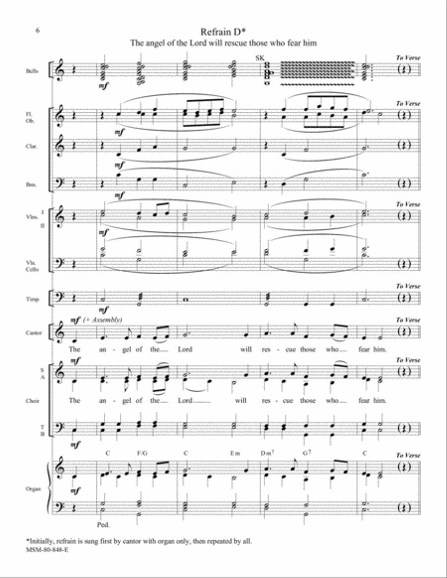 Psalm 34 Choir scores gallery preview page 6