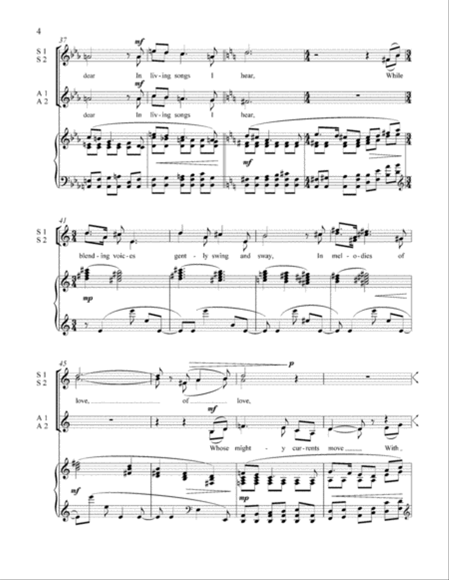 To Music SSAA scores gallery preview page 5