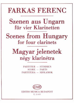 Scenes from Hungary for Four Clarinets
