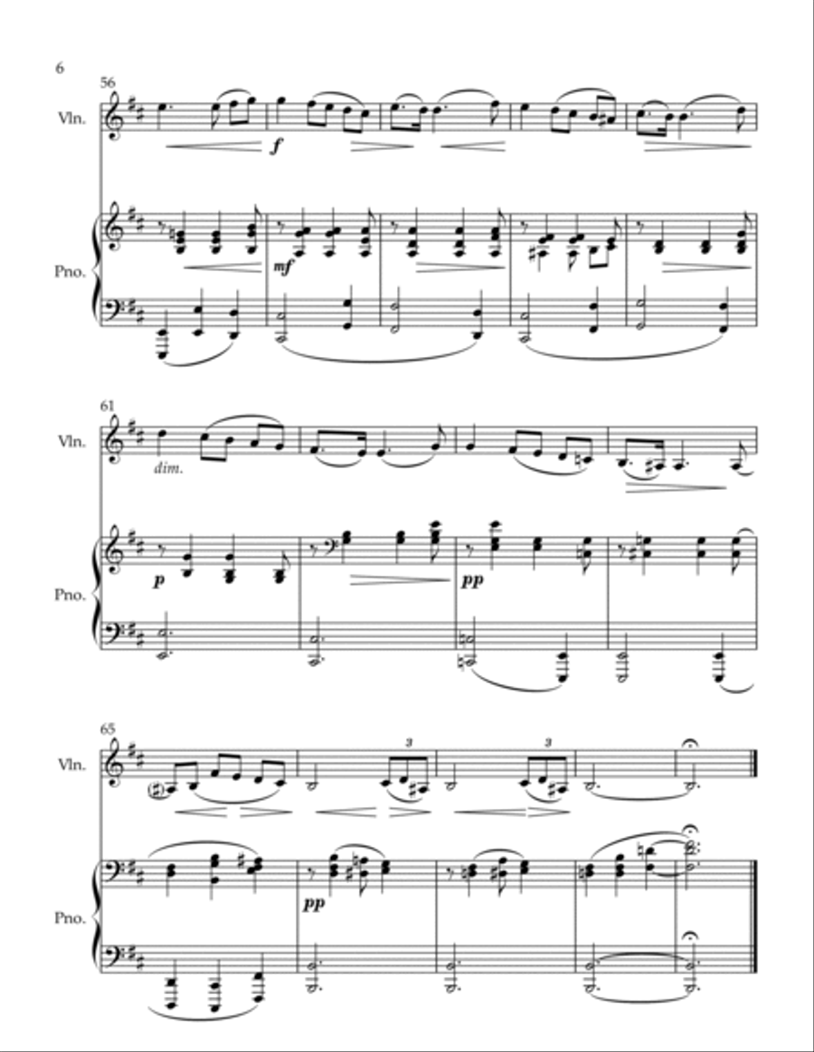 Romanesca Violin Solo scores gallery preview page 6