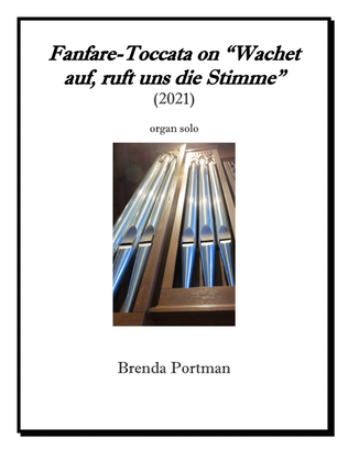 Book cover for Fanfare-Toccata on "Wachet auf, ruft uns die Stimme" (organ solo), by Brenda Portman