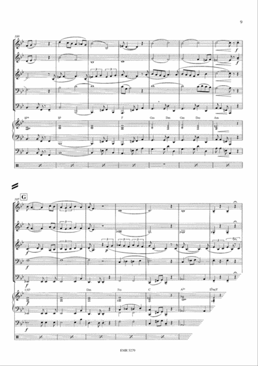 West Side Story Brass Ensemble scores gallery preview page 9