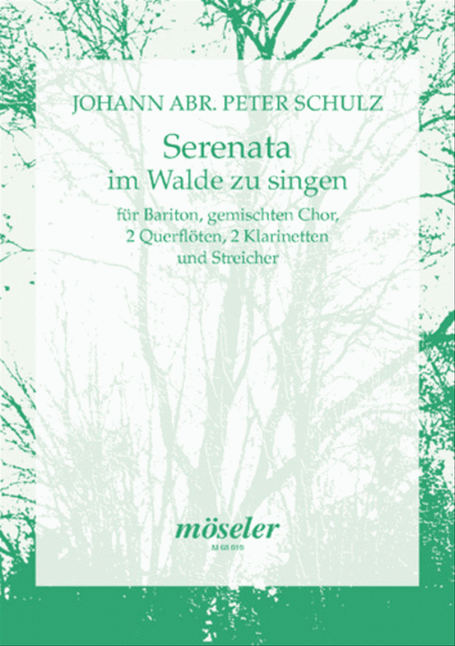 Serenata, im Walde zu singen