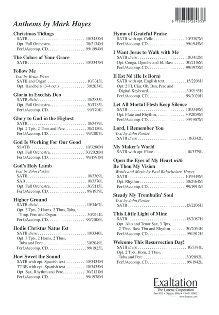 Jesus, at Your Name 4-Part scores gallery preview page 12