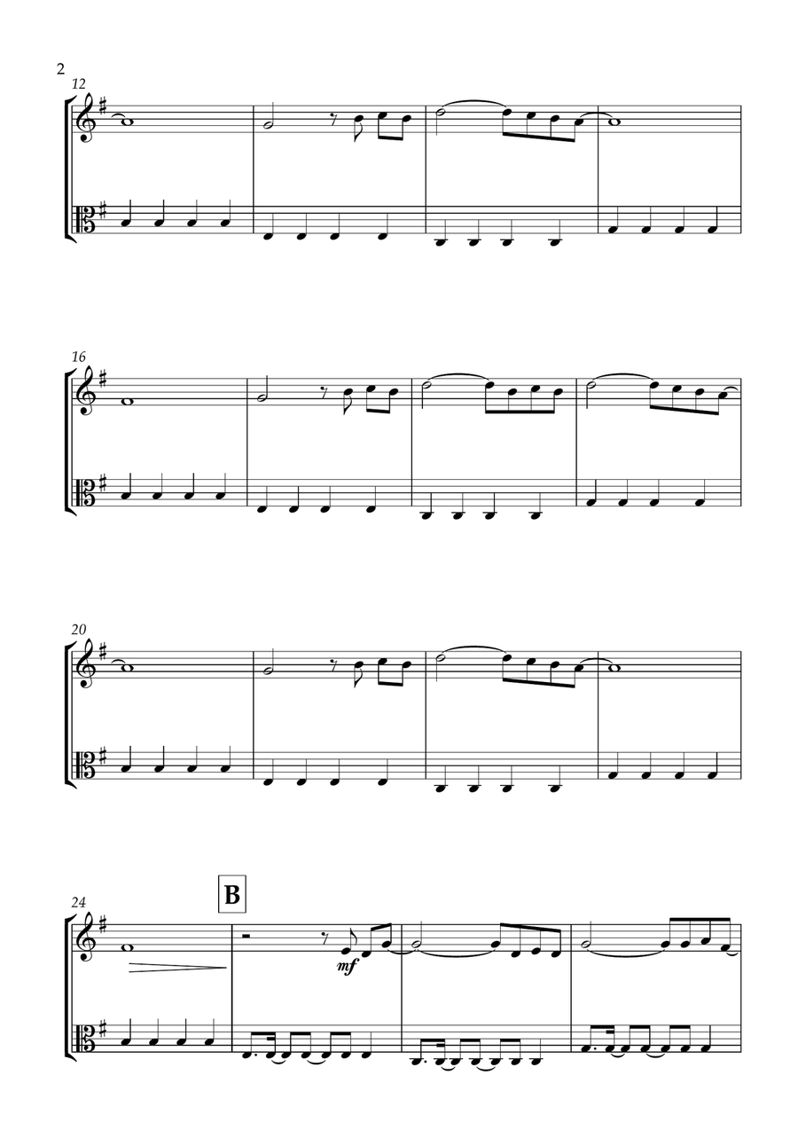A Sky Full Of Stars String Duet scores gallery preview page 2