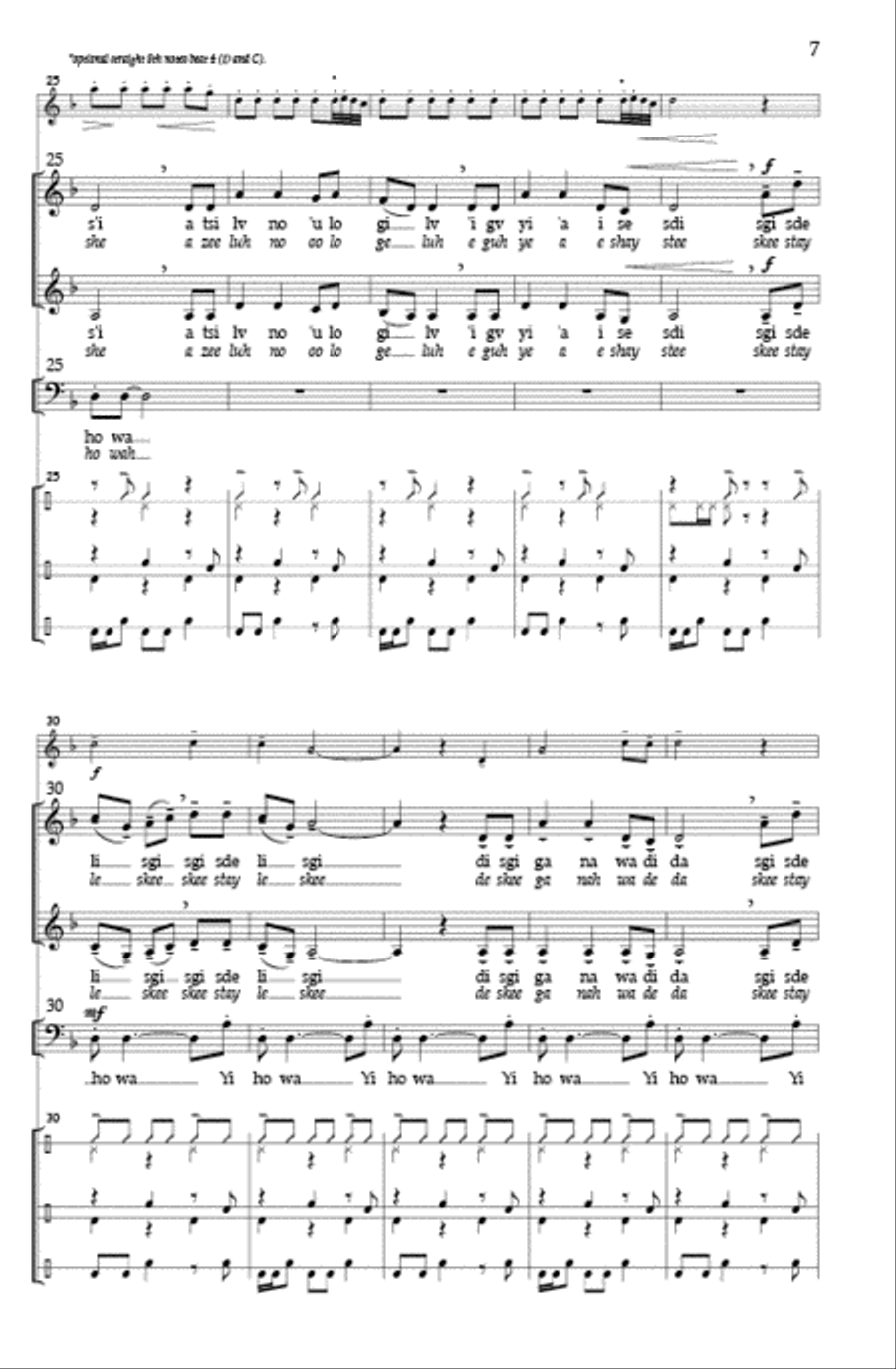 Guide Me As I Walk Along 3-Part scores gallery preview page 5