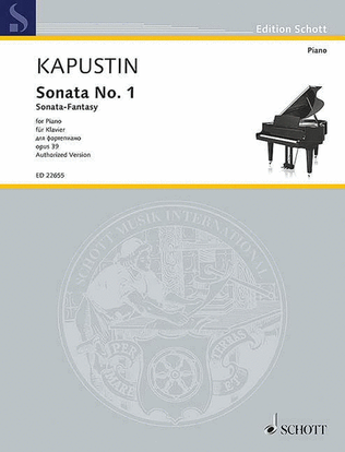 Book cover for Sonata No. 1, Op. 39 (Sonata-Fantasy)