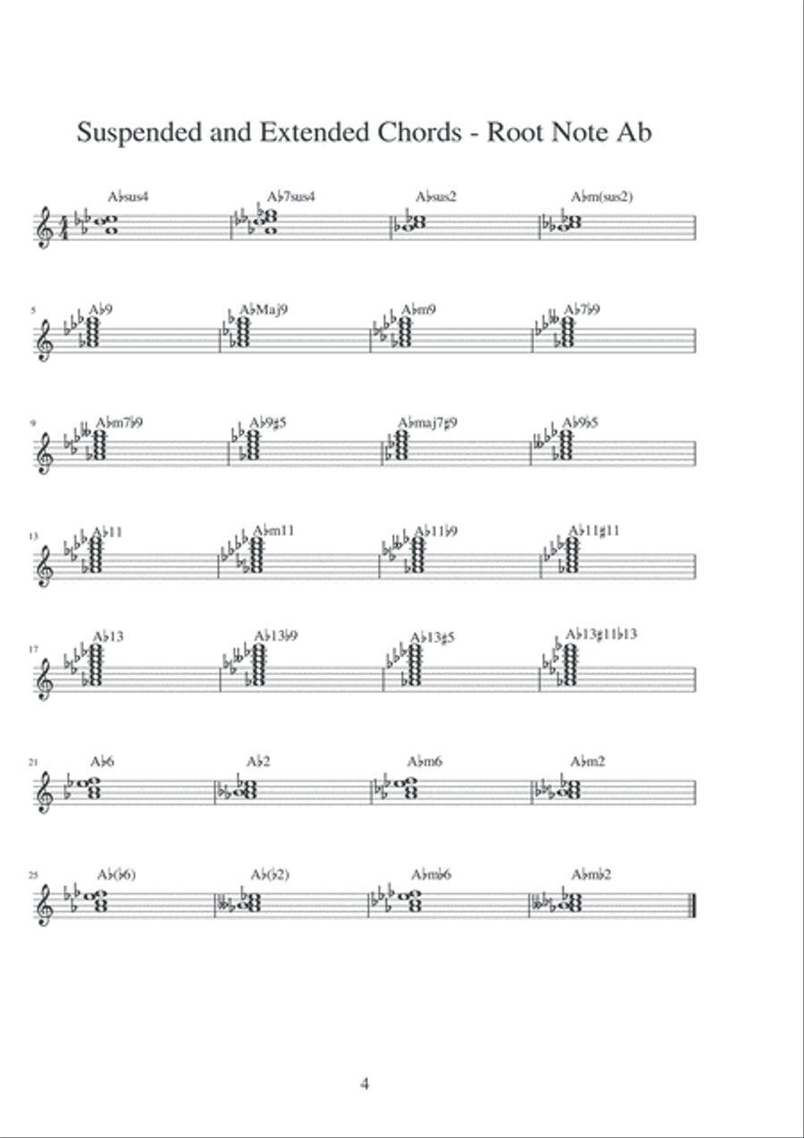 12 Bar Blues Suspended & Extended Chords Piano Method scores gallery preview page 4