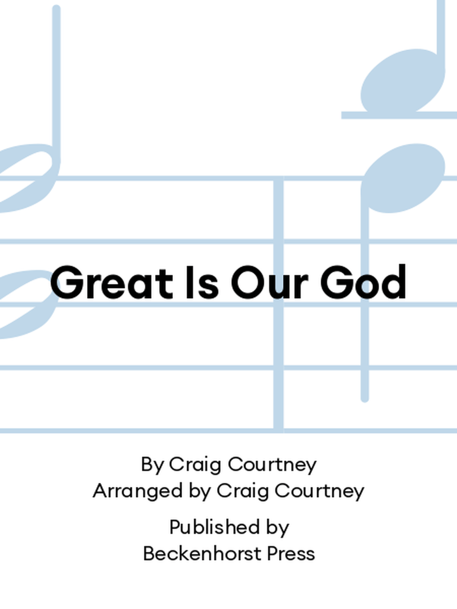 Great Is Our God Accompaniment CD scores gallery preview page 1