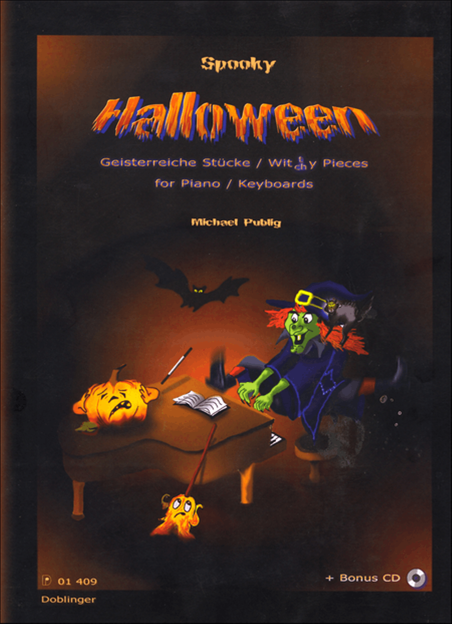 Spooky Halloween Piano Solo scores gallery preview page 1