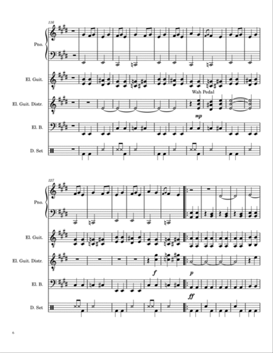 Christmas Drag Small Ensemble scores gallery preview page 6