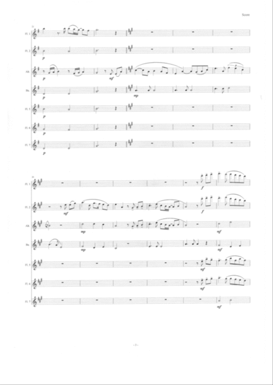You Raise Me Up Woodwind Ensemble scores gallery preview page 5
