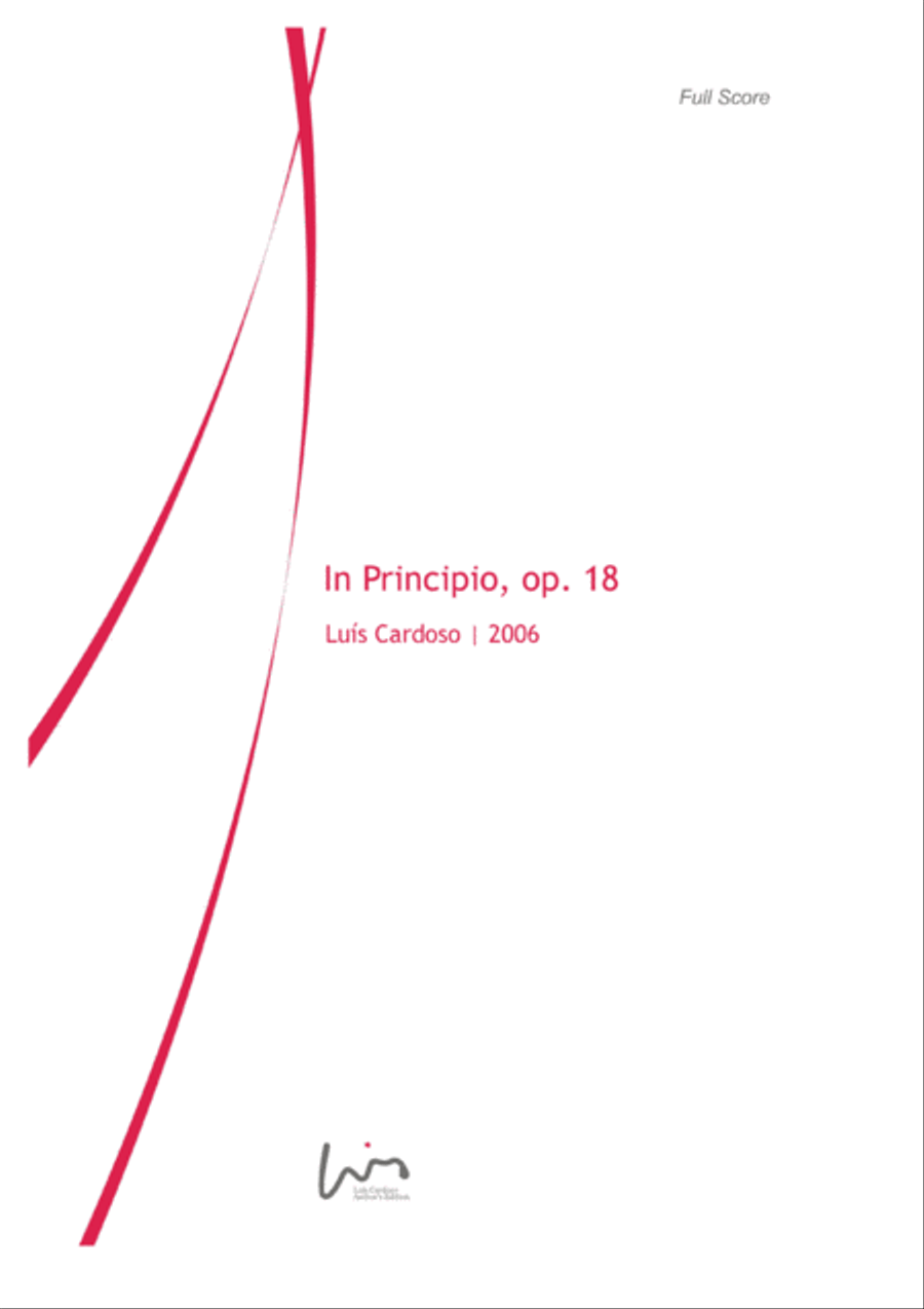 In Principio (for Soprano voice and wind band) Concert Band scores gallery preview page 1