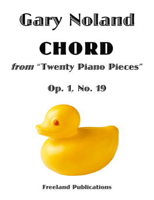 "Chord" for piano Op. 20, No. 19