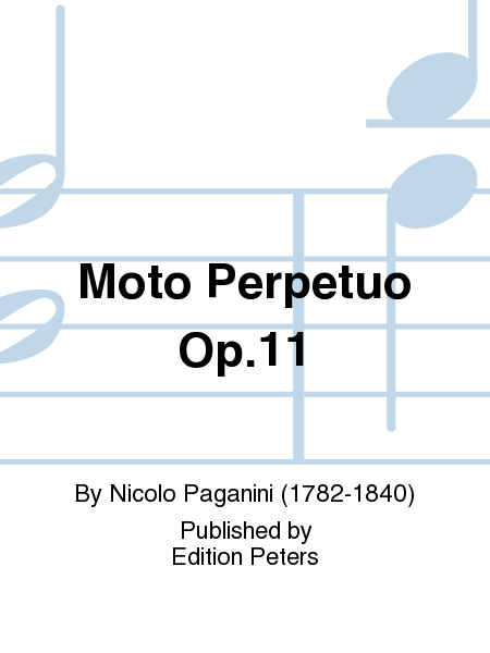Moto Perpetuo Op. 11