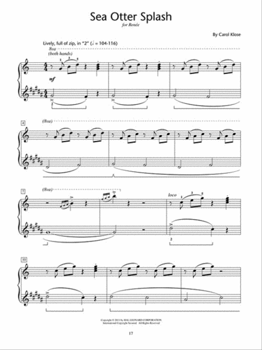 Watercolor Miniatures Watercolor Miniatures Piano Method scores gallery preview page 5