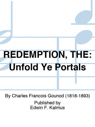 Book cover for REDEMPTION, THE: Unfold Ye Portals