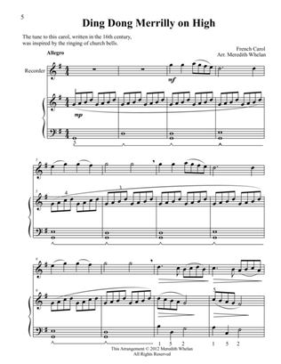 Book cover for Classical Duets for Recorder & Piano: Ding Dong Merrily on High