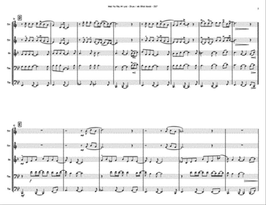 Make You Feel My Love Brass Ensemble scores gallery preview page 3