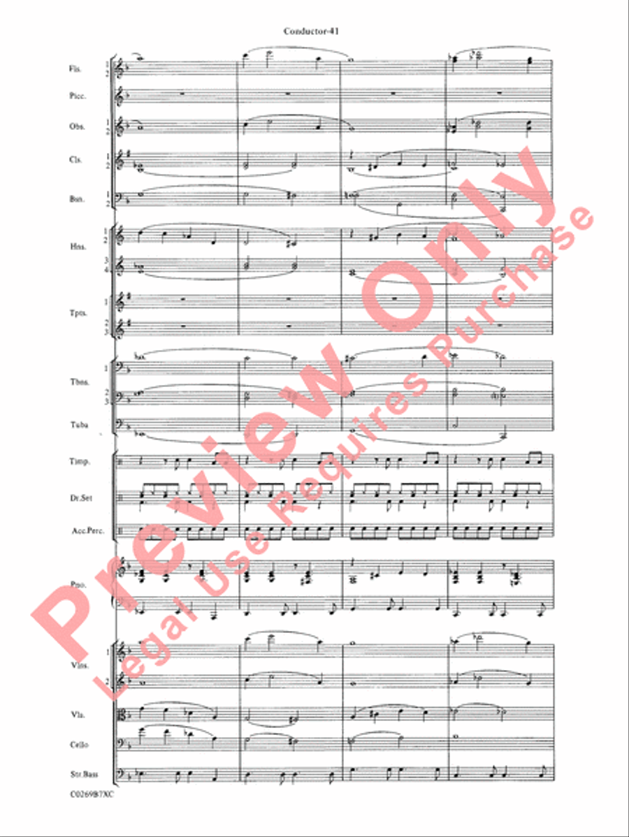 Leroy Anderson Favorites Leroy Anderson Favorites Full Orchestra scores gallery preview page 44