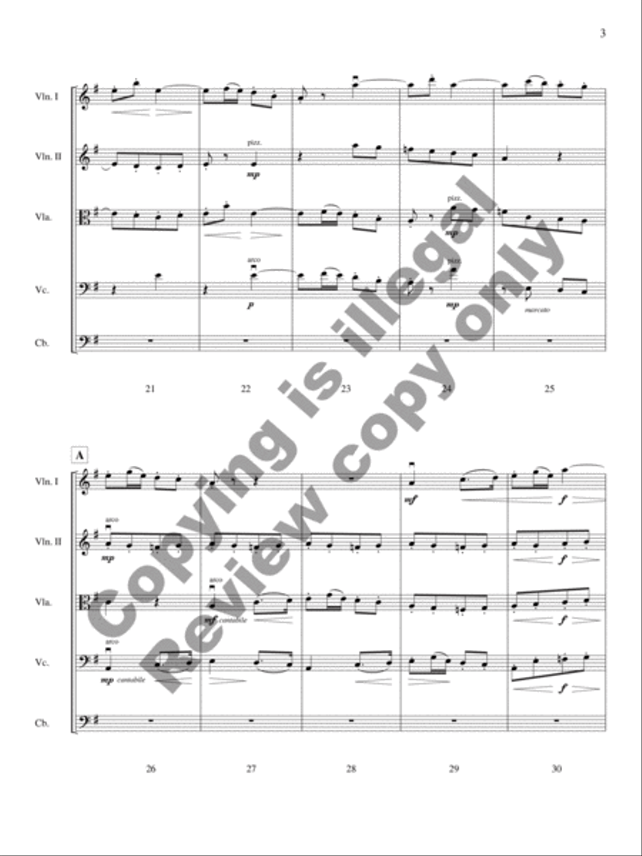 Charterhouse Suite String Orchestra scores gallery preview page 5