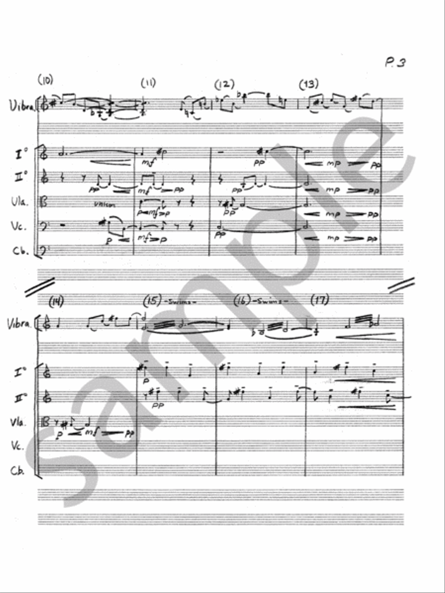 Sea Shadows Sea Shadows Orchestra scores gallery preview page 4